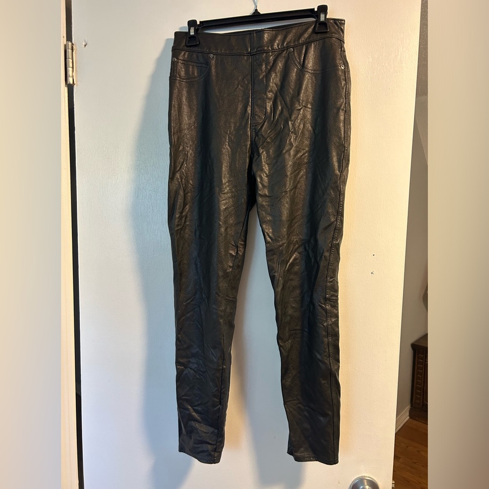 Spanx faux leather pants M